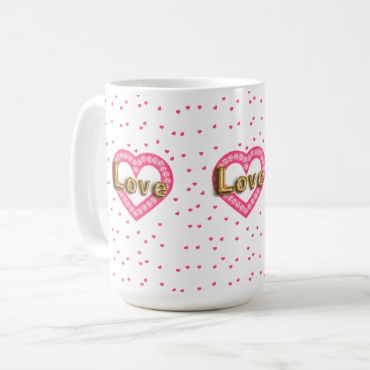 liefde koffiemok (Voorkant links)