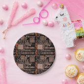 Liefde koffiepouf papieren bordje (Feest)