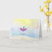 Liefde "kom met me mee" kaart (Gele Bloem)