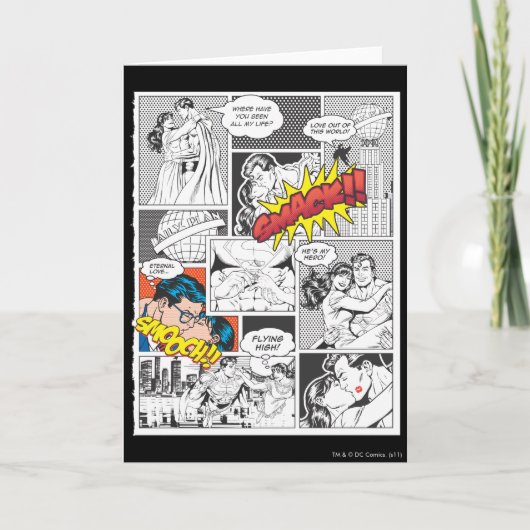 Liefde komische dia's kaart (Voorkant)