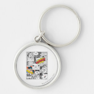 Liefde komische dia's sleutelhanger