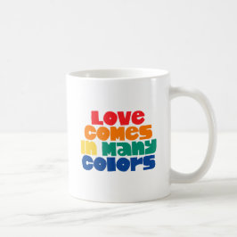 Liefde komt in veel kleuren. koffiemok