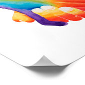 Liefde komt in veel kleuren Poster (Hoek)