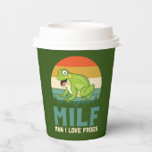 Liefde kopjes kikkerpapier papieren bekers (Achterkant)