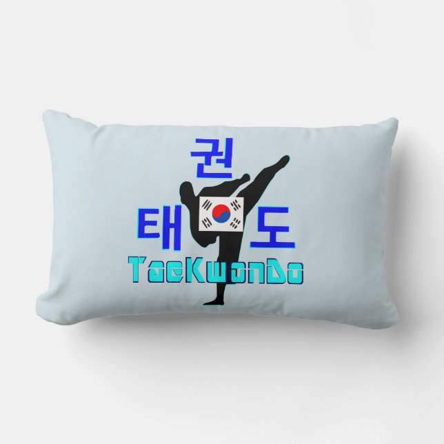 ☯✔Liefde Koreaanse Martial Art-TaeKwonDo Fabulous Kussen (Voorkant)