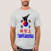 ☯✔Liefde Koreaanse Martial Art-TaeKwonDo T-shirt (Voorkant)