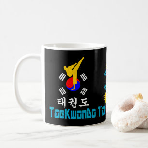 ❤☯✔Liefde Koreaanse Vechtkunst-TaeKwonDo Klassieke Koffiemok