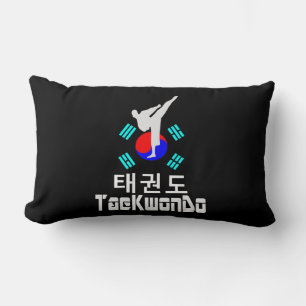 ❤☯✔Liefde Koreaanse Vechtkunst-TaeKwonDo Prachtig Kussen