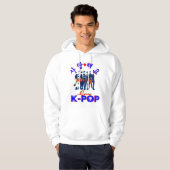 ╚" ♪ ♥ Liefde KPOP Stylish Basic Hooded Sweatshirt (Voorkant volledig)
