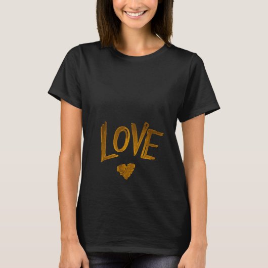 Liefde kraamtank t-shirt (Voorkant)