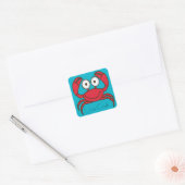 Liefde krab Sticker (Envelop)