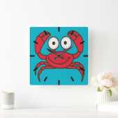 Liefde krab vierkante klok (Huis)