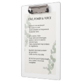 Liefde, kracht, kracht Gedicht Klembord (Links)