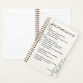 Liefde, kracht, kracht Gedicht Planner (Display)