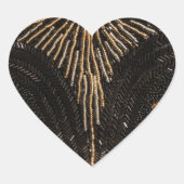 Liefde kralen?  Glamor Hart Sticker (Voorkant)