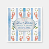 Liefde & Kreeft Coquette Wedding Repetitie Diner Servet (Voorkant)