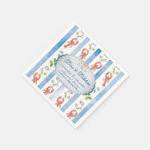 Liefde & Kreeft Coquette Wedding Repetitie Diner Servet (Hoek)