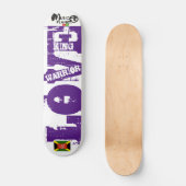 LIEFDE KRIJGER Skateboard (Voorkant)