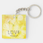 *~* "LIEFDE"  Kristallen SWAG Feesten  Bruiloften Sleutelhanger (Achterkant)