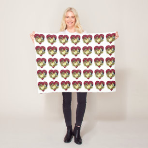 Liefde Kuikentjes Fleece Deken