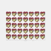 Liefde Kuikentjes Fleece Deken (Voorkant (Horizontaal))