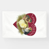 Liefde Kuikentjes Spandoek (Horizontaal)