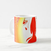 Liefde kunst koffiemok (Voorkant links)