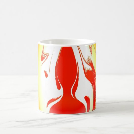 Liefde kunst koffiemok (Center)