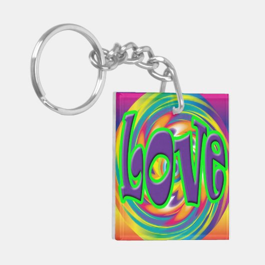 Liefde & Kunst Sleutelhanger (Voorkant Links)