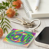Liefde & Kunst Sleutelhanger (Voorkant Rechts)