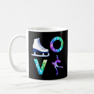 Liefde kunstschaatsen ijsschaatser koffiemok