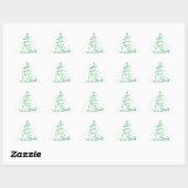 Liefde kwam naar beneden Kerstboom Envelope Zegel (Vel)