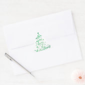 Liefde kwam naar beneden Kerstboom Envelope Zegel (Envelop)