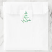 Liefde kwam naar beneden Kerstboom Envelope Zegel (Tas)
