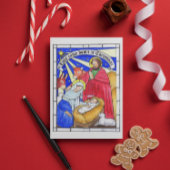 Liefde kwam neer op kerst Inspirerend Briefkaart