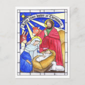 Liefde kwam neer op kerst Inspirerend Briefkaart (Voorkant)