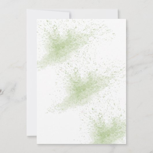 Liefde kweekt het Eucalyptus Tea-Vrijgezellenfeest Kaart (Achterkant)