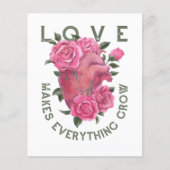 Liefde laat alles groeien – Romantische Bloemenkun (Voorkant)