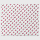 Liefde laat alles groeien – Romantische Bloemenkun Cadeaupapier (Vlak)