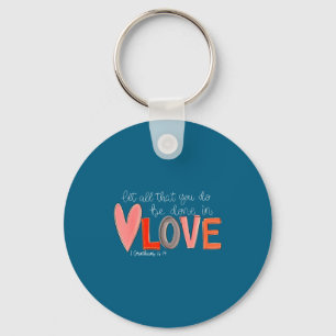 Liefde Laat Alles Hart Valentijnsdag Doen Sleutelhanger