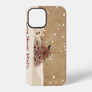 Liefde Laat Sneeuwman Nooit Smelten  iPhone 12 Hoesje