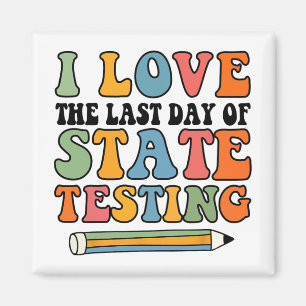 Liefde Laatste Dag Van Staat Testen Grappige Leraa Magneet