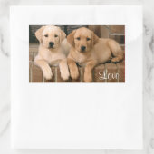 Liefde Labrador Retriever Puppies Sticker (Tas)