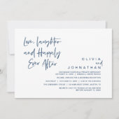 Liefde, Lach en Voor Altijd Gelukkig, Modern Kaart (Voorkant)