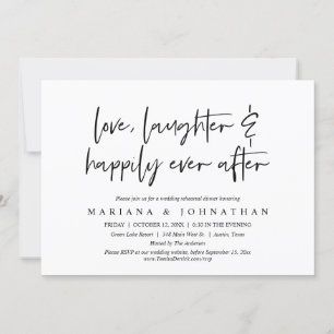 Liefde, lach gelukkig altijd na het repetitief ete kaart