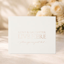 Liefde & Lach Live Hier Trouwen Gastenboek