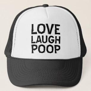 Liefde Lach Poep Grappige Pet Hoed