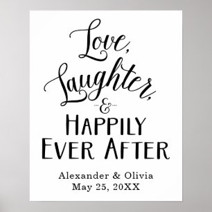 Liefde, Lachen, en Gelukkig tot het Einde Poster