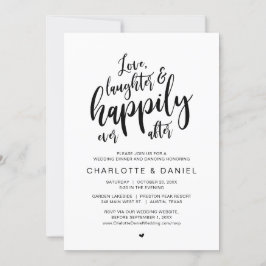 Liefde, Lachen en Gelukkig Tot Het Einde, Trouwen Kaart