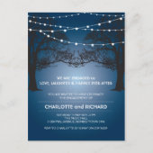 Liefde, lachen en nog lang en gelukkig na het verl uitnodiging briefkaart (Voorkant)